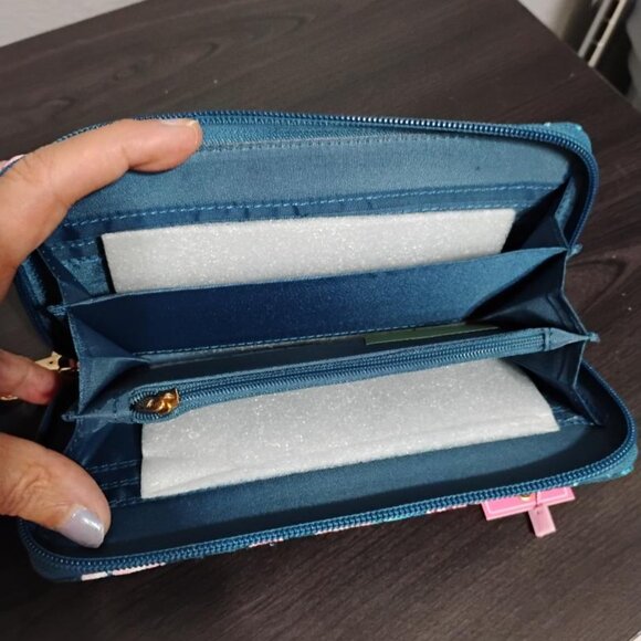 Simply Southern Ladies Floral Pink Wristlet Wallet   NWT - Picture 5 of 10